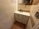 Bathroom sink with white cabinet at 2033 Aaron Pl, Clearwater, FL 33760