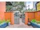Welcome guests through a wrought iron gate into this urban oasis at 215 Central Ave # 2B, St Petersburg, FL 33701