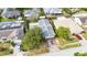 Aerial view of the property showing the home within a well-maintained neighborhood at 21608 Wytheville Way, Lutz, FL 33549