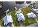 Beautiful property featuring a pool, patio, boat dock, and waterfront access at 24197 Treasure Island Blvd., Punta Gorda, FL 33955