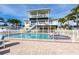 Home exterior showcasing a back yard pool and outdoor patio area at 24197 Treasure Island Blvd., Punta Gorda, FL 33955