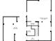 A blueprint of the basement level including a recreation room and garage at 24197 Treasure Island Blvd., Punta Gorda, FL 33955