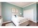 Comfortable bedroom with light walls, a closet, and a queen-sized bed at 24197 Treasure Island Blvd., Punta Gorda, FL 33955