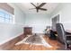 Bright office space with hardwood floors, natural light, and a built in wet bar at 24197 Treasure Island Blvd., Punta Gorda, FL 33955