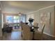 Bright living and dining area with hardwood floors and lots of natural light at 2709 S Manhattan Ave, Tampa, FL 33629
