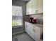 Efficient kitchenette featuring modern cabinetry, counterspace and a window offering outdoor views at 2714 60Th Avenue W Ter # 12D, Bradenton, FL 34207