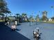 Fun, cheerful, colorful playground complete with swings and bouncing animals for enjoyment at 3207 S De Bazan Ave, St Pete Beach, FL 33706
