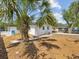 View of the backyard with lush landscaping, showcasing the home's exterior and natural surroundings at 4215 E Paris St, Tampa, FL 33610