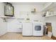 Clean laundry area with modern washer and dryer at 4655 Wallingford Ct # 4655, New Port Richey, FL 34655