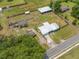 Bird's-eye view highlighting the property's layout and spacious outdoor area at 5109 Horton Rd, Plant City, FL 33567