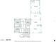 Detailed floor plan illustrating the layout of the home, including bedrooms, living areas, kitchen, and wet bar at 6114 7Th S Ave, Gulfport, FL 33707