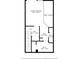 Floor plan features primary bedroom, bath, hall, and walk-in closet at 616 Garland Cir, Indian Rocks Beach, FL 33785