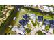 Bird's eye view of property highlighting the surrounding waterfront community and boat access at 6522 Simone Shores Cir, Apollo Beach, FL 33572