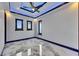 This airy bedroom is bathed in natural light and has modern LED lighting features at 6522 Simone Shores Cir, Apollo Beach, FL 33572