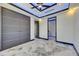 Stylish bedroom boasts unique flooring, modern ceiling and a gray closet at 6522 Simone Shores Cir, Apollo Beach, FL 33572