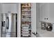 Walk-in pantry with adjustable shelves, providing ample storage for all your kitchen needs at 7203 1/2 S West Shore Blvd, Tampa, FL 33616