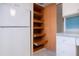 Close up shot of the kitchen refrigerator and pantry at 1009 Andover Cir, Sun City Center, FL 33573