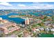 Beautiful aerial view of waterfront condo in a prime location with city and water views at 10355 Paradise Blvd # 1003, Treasure Island, FL 33706