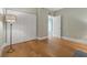 Empty bedroom featuring hardwood floors and a closet at 1586 Gulf Blvd # 2502, Clearwater, FL 33767