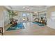 Inviting lobby area with beachy decor, comfortable seating, and bright natural light at 1586 Gulf Blvd # 2502, Clearwater, FL 33767