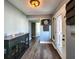 Spacious entryway featuring wood flooring, stylish decor, and ample lighting at 1608 20Th W Ave, Palmetto, FL 34221