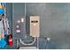 Garage showing the electrical panels and backup generator at 191 Banyan Bay Dr, St Petersburg, FL 33705