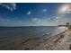 A beach and ocean view with palm trees visible along the coast at 1926 Fairway W Cir, Dunedin, FL 34698