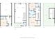 This floor plan shows the layout of the home, including the terrace, rooms and garage at 2442 W Mississippi Ave # 5, Tampa, FL 33629