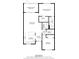 Layout of a 2 bedroom 2 bathroom home with 936 sqft at 2510 Laurelwood Dr # 5B, Clearwater, FL 33763