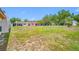 Townhome backyard featuring grassy area and patio options at 2928 Feather Dr, Clearwater, FL 33759