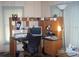 Comfortable home office space with built-in shelves and desk area at 33821 Terrace Blvd, Wesley Chapel, FL 33543