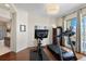 Home gym with views of a patio and access to bathroom at 449 S 12Th St # 1201, Tampa, FL 33602