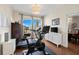 Exercise room with treadmill, bike, and partial water views at 449 S 12Th St # 1201, Tampa, FL 33602