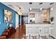 Modern kitchen with a breakfast bar and stainless steel appliances at 449 S 12Th St # 1201, Tampa, FL 33602
