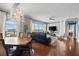 Beautiful condo living room with hardwood floors and stunning views at 449 S 12Th St # 1201, Tampa, FL 33602