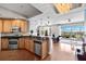 Open living space with modern kitchen, dining area, and living room at 449 S 12Th St # 1201, Tampa, FL 33602