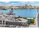 Scenic water view showcasing a modern city waterfront and industrial buildings at 449 S 12Th St # 1201, Tampa, FL 33602