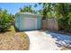 Detached garage with driveway and backyard access, offering ample parking and storage space at 4531 7Th N Ave, St Petersburg, FL 33713