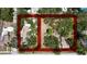 Birds-eye view of the property with lots of mature trees at 5680 77Th N Ave, Pinellas Park, FL 33781