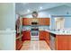 Spacious kitchen featuring stainless steel appliances and marble countertops at 6145 103Rd N Ave, Pinellas Park, FL 33782