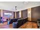 Home theater boasts tiered seating with leather recliners, projector, and surround sound at 880 Mandalay Ave # N607, Clearwater Beach, FL 33767