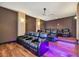 Luxurious home theater features leather recliners, tiered seating, and a large screen for entertainment at 880 Mandalay Ave # N607, Clearwater Beach, FL 33767