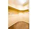 Walk-in closet with ample shelving and carpeted flooring at 9735 Riverchase Dr, New Port Richey, FL 34655