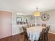 Dining room with seating for six at 10216 Regal Dr # 409, Largo, FL 33774