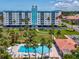 Resort style living at this condo, with a pool and lush landscaping at 10216 Regal Dr # 409, Largo, FL 33774