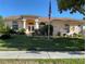 Beautiful home exterior with manicured front lawn, walkway and flag at 13339 Amberwood St, Hudson, FL 34669