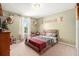 Bedroom with a full-sized bed, featuring a cozy and themed atmosphere at 15561 Stone House Dr, Brooksville, FL 34604