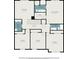 Upstairs floor plan displaying bedrooms, bathrooms, and the primary bedroom suite with closet at 15561 Stone House Dr, Brooksville, FL 34604