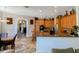 Bright kitchen with stainless steel appliances, granite countertops, a large island, and plenty of storage at 2041 Gold Dust Ct, Trinity, FL 34655