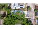Aerial view of a house with a swimming pool at 2519 1St N Ave, St Petersburg, FL 33713